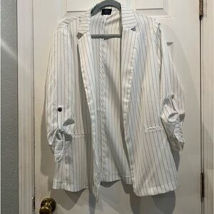 White Stripe blazer